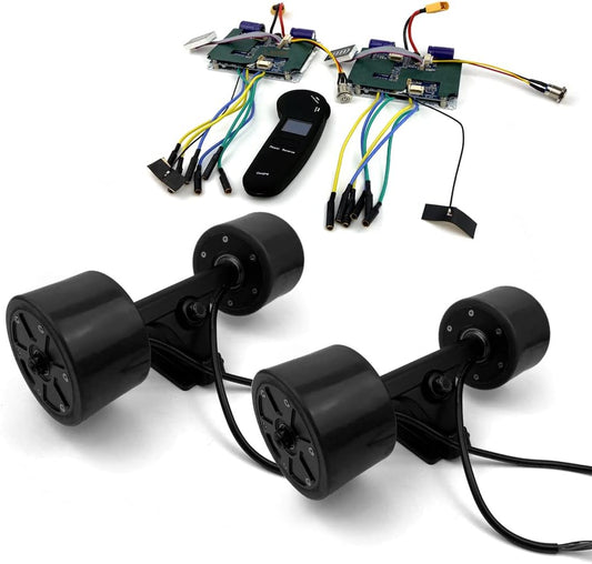 L-Faster Motorized 4-Wheel Drive 90mm Wheeled Mobility Units (WFU) (4 total)
