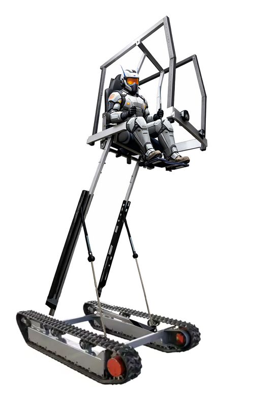 JS Electric-Powered Complex Terrain Track Chassis Mobility System Modular Units Add-On
